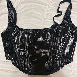 Urban Outfitters Black Corset Top